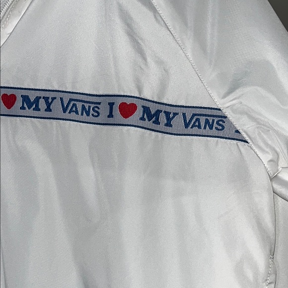 Vans White Half-Zip Pullover - Picture 4 of 10